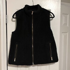 J Crew shearling wool vest. Size L. Lightly worn, excellent condition.